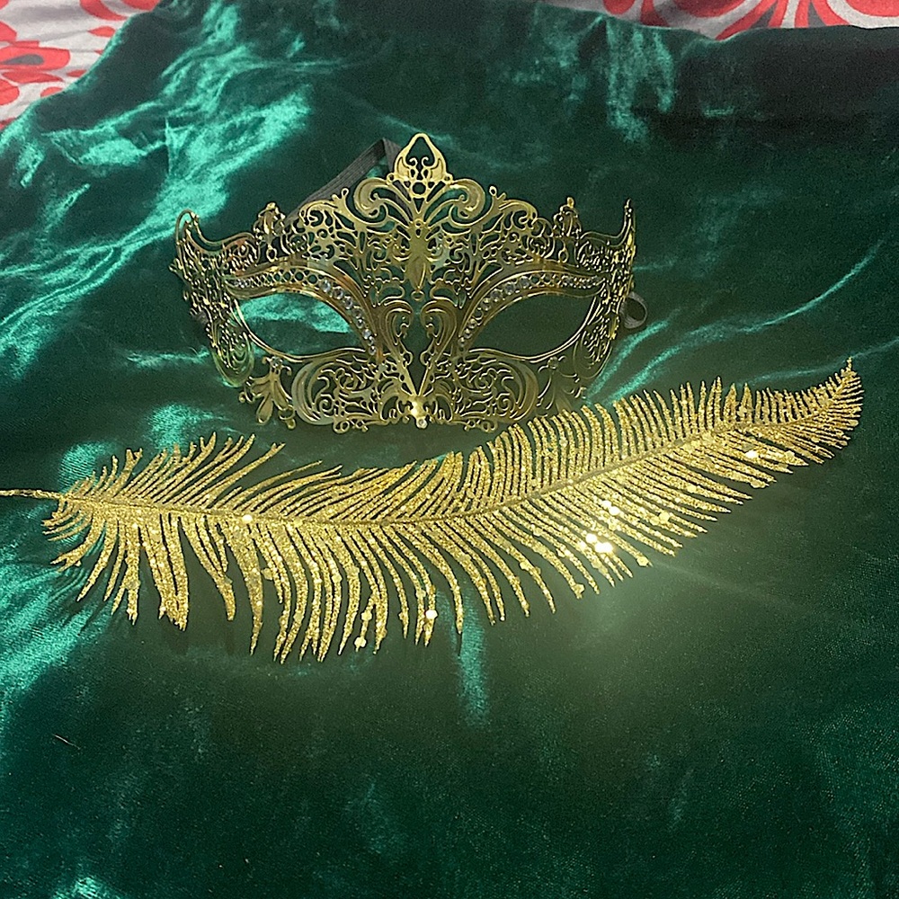 It’s a gold plated Halloween mask